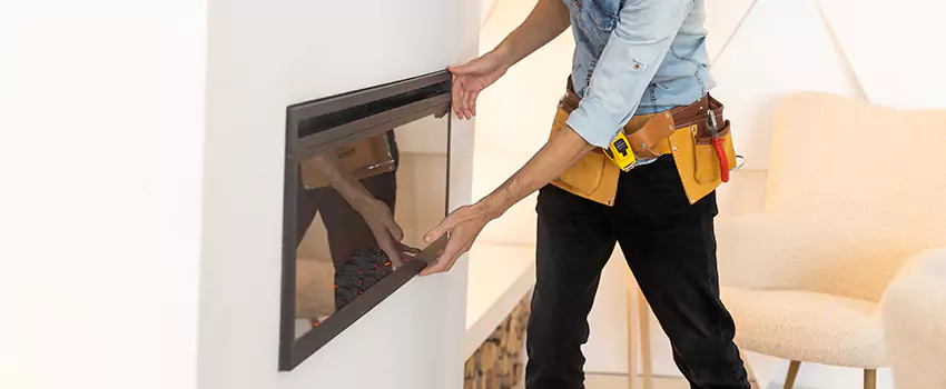 Metal Fireplace Installation in Yakima, Washington